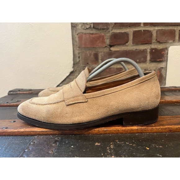 Mens REISS COOPER SUEDE LOAFER 9 Beige - Picture 4 of 7
